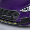 Lame de parechoc avant pour Hyundai I30 (GD) Turbo (depuis 03/2015) - Fabriqué en ABS (6 finitions au choix)