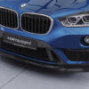 Lame de parechoc avant pour BMW X1 F48 finition de base (2015-2019) - Fabriqué en ABS (6 finitions au choix)