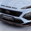 Lame de parechoc avant pour Hyundai Kona N-Line / N (depuis 2020) - Fabriqué en ABS (6 finitions au choix)