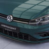 Lame de parechoc avant pour VW Golf 7 (Typ AU) R / R-Line (2017-2021) - Fabriqué en ABS 10mm (à peindre ou polir)