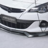 Lame de parechoc avant pour Opel Astra J GTC (facelift) (01/2012-04/2018) - Fabriqué en ABS (6 finitions au choix)