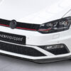 Lame de parechoc avant pour VW Polo V (Typ 6C) GTI (facelift) (2014-2017) - Fabriqué en ABS (6 finitions au choix)