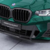 Lame de parechoc avant pour BMW X4 G02 Pack M / M40i / M40d (facelift) (depuis 2021) - Fabriqué en ABS (6 finitions au choix)