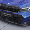 Lame de parechoc avant pour BMW Série 3 G20 / G21 Pack M (facelift) (depuis 2022) - Fabriqué en ABS (6 finitions au choix)