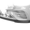 Lame de parechoc avant pour Mercedes-Benz Classe E W213 / S213 AMG-Line (MOPF) (depuis 2020) - Fabriqué en ABS (6 finitions au choix)