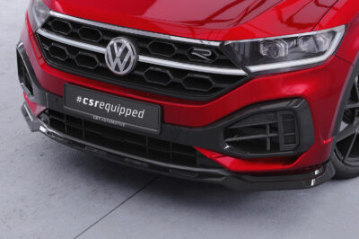 Lame de parechoc avant pour VW T-Roc (A1) R-Line (facelift) (depuis 2022) - Fabriqué en ABS (6 finitions au choix)