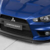 Lame de parechoc avant pour Mitsubishi Lancer Evolution X toutes carrosseries (2009-2016) - Fabriqué en ABS (6 finitions au choix)