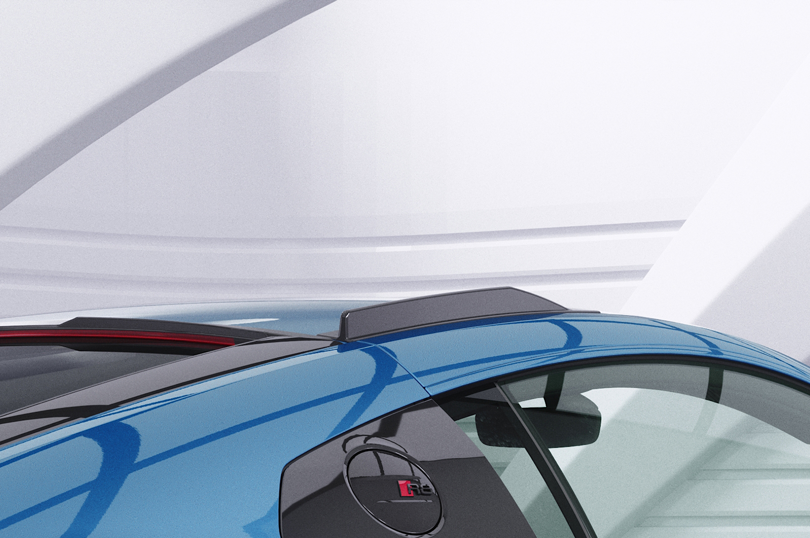 Ailettes de toit (la paire) pour Audi R8 (Typ 4S) coupé (2015-2024) - Fabriqué en ABS (6 finitions au choix)