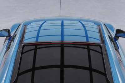 Ailettes de toit (la paire) pour Audi R8 (Typ 4S) coupé (2015-2024) - Fabriqué en ABS (6 finitions au choix)