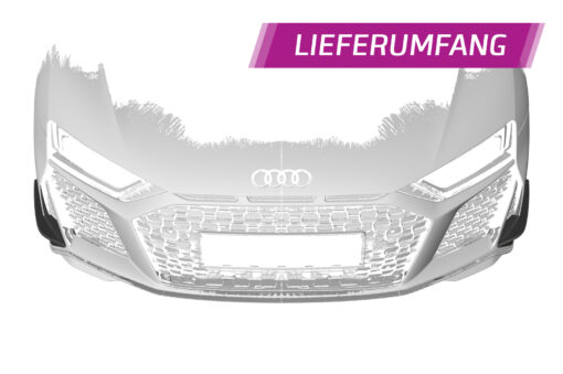 Ailettes de parechoc Audi R8 (Typ 4S) toutes carrosseries (Facelift) (depuis 02/2019)