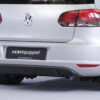 Diffuseur / Ajout de parechoc arrière pour VW Golf 6 hatchback (2008-2012) - Fabriqué en ABS (6 finitions au choix)