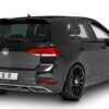 Diffuseur / Ajout de parechoc arrière pour VW Golf 7 (Typ AU) finition de base (facelift) (depuis 03/2017) - Fabriqué en ABS (6 finitions au choix)