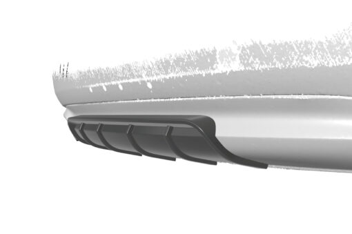 Diffuseur / Ajout de parechoc arrière pour Audi A5 8T finition de base (2007-2011)