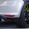 Diffuseur / Ajout de parechoc arrière pour VW Golf 7 (Typ AU) GTI / GTD / GTE / e-Golf (préfacelift) (08/2012-02/2017) - Fabriqué en ABS (6 finitions au choix)