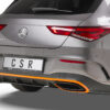 Diffuseur / Ajout de parechoc arrière pour Mercedes Benz CLA X118 Shooting Brake / AMG-Line (depuis 2019) - Fabriqué en ABS (6 finitions au choix)