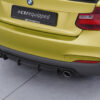 Diffuseur / Ajout de parechoc arrière pour BMW Série 2 F22 / F23 Pack M (11/2013-06/2021) - Fabriqué en ABS (6 finitions au choix)
