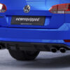Diffuseur / Ajout de parechoc arrière pour VW Golf 7 (Typ AU) R break (2017-2020) - Fabriqué en ABS (6 finitions au choix)