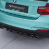 Diffuseur / Ajout de parechoc arrière pour BMW Série 2 F22 / F23 Pack M (11/2013-06/2021) - Fabriqué en ABS (6 finitions au choix)