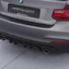 Diffuseur / Ajout de parechoc arrière pour BMW Série 2 F22 / F23 Pack M (11/2013-06/2021) - Fabriqué en ABS (6 finitions au choix)