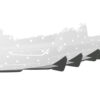 Diffuseur / Ajout de parechoc arrière pour Seat Leon III Typ 5F 5 portes (2012-2016) - Fabriqué en ABS 10mm (à peindre ou polir)