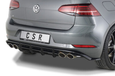 Diffuseur / Ajout de parechoc arrière pour VW Golf 7 (Typ AU) R (Facelift) (2017-2019)