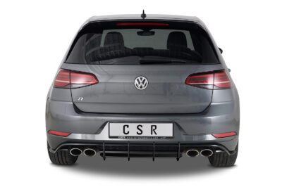 Diffuseur / Ajout de parechoc arrière pour VW Golf 7 (Typ AU) R (Facelift) (2017-2019)