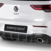 Diffuseur / Ajout de parechoc arrière pour VW Golf 8 (Typ CD) GTI Clubsport (depuis 2020) - Fabriqué en ABS 10mm (à peindre ou polir)
