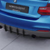 Diffuseur / Ajout de parechoc arrière pour BMW Série 2 F22 / F23 Pack M (2013-2021) - Fabriqué en ABS 10mm (à peindre ou polir)