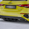 Diffuseur / Ajout de parechoc arrière pour Audi A3 8Y Sportback S-Line (depuis 2020) - Fabriqué en ABS 10mm (à peindre ou polir)
