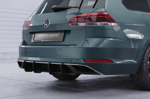 Diffuseur / Ajout de parechoc arrière pour VW Golf 7 (Typ AU) break (finition de base) (Facelift) (2017-2020)