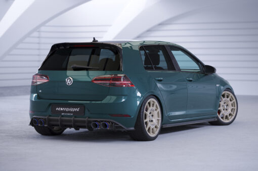 Diffuseur / Ajout de parechoc arrière pour VW Golf 7 (Typ AU) R (Facelift) (2017-2019)