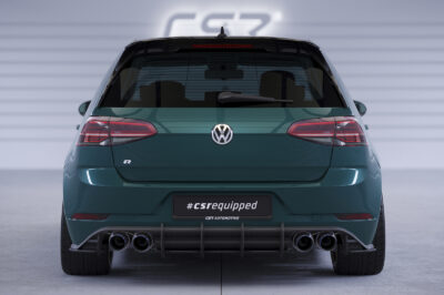 Diffuseur / Ajout de parechoc arrière pour VW Golf 7 (Typ AU) R (Facelift) (2017-2019)