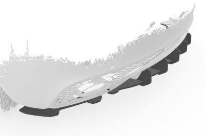 Diffuseur / Ajout de parechoc arrière pour Audi TT (8J) RS (2009-2015)