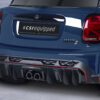 Diffuseur / Ajout de parechoc arrière pour Mini F55 One / Cooper / Cooper S / JCW (2.facelift) - avec John Cooper Works Trim (depuis 2021) - Fabriqué en ABS 10mm (à peindre ou polir)