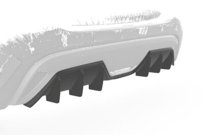 Diffuseur / Ajout de parechoc arrière pour Toyota Yaris 4 (XP21) toutes carrosseries (depuis 2020) - Fabriqué en ABS (6 finitions au choix)