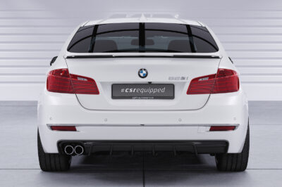 Diffuseur / Ajout de parechoc arrière pour BMW Série 5 (F10 / F11) finition de base (2010-2013) - Fabriqué en ABS (6 finitions au choix)