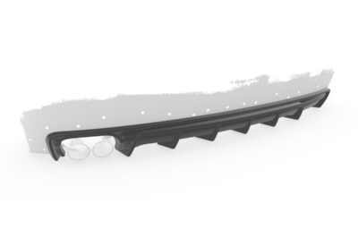 Diffuseur / Ajout de parechoc arrière pour BMW Série 5 (F10 / F11) finition de base (2010-2013) - Fabriqué en ABS (6 finitions au choix)