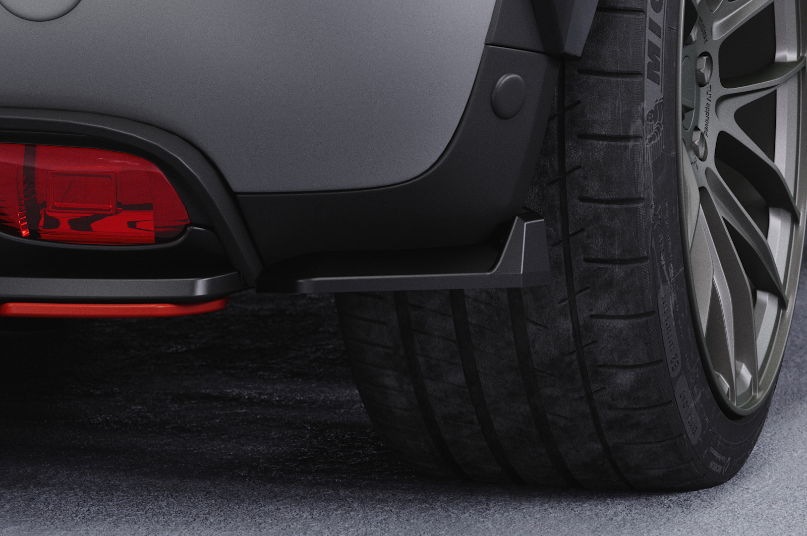 Diffuseur / Ajout de parechoc arrière pour Mini F56 Cooper SE (depuis 2021) - Fabriqué en ABS (6 finitions au choix)