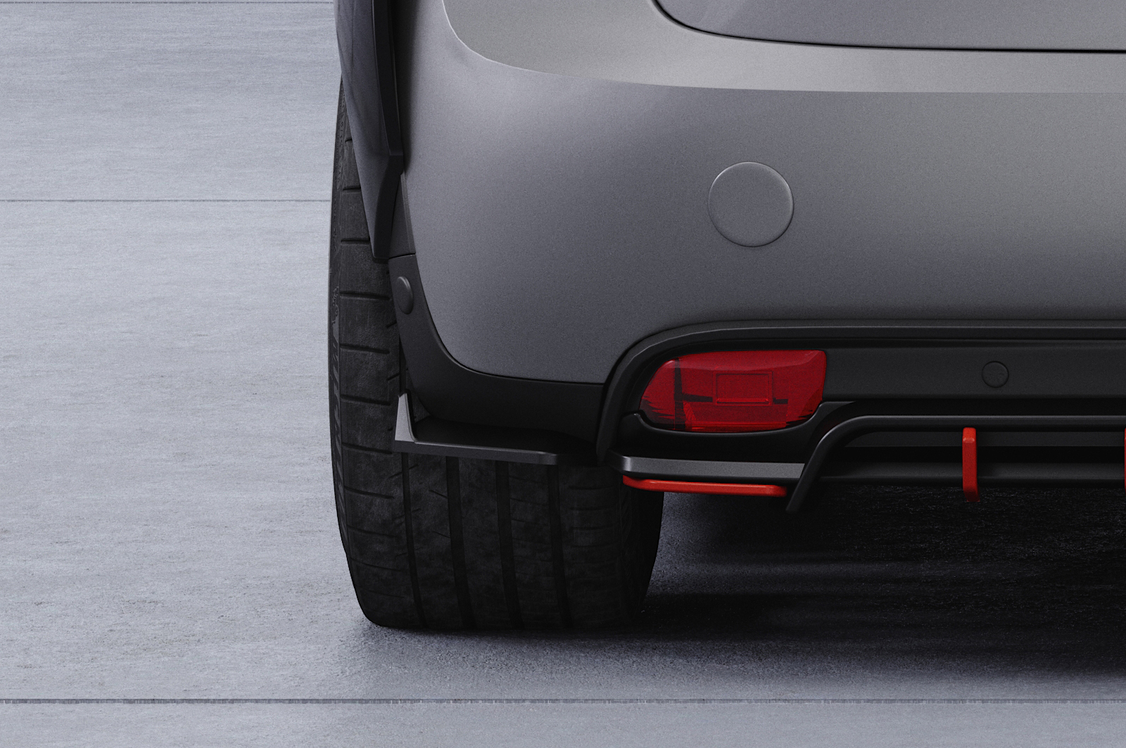 Diffuseur / Ajout de parechoc arrière pour Mini F56 Cooper SE (depuis 2021) - Fabriqué en ABS (6 finitions au choix)
