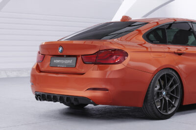 Diffuseur / Ajout de parechoc arrière pour BMW Série 4 (F36) Grand coupé (facelift) (2017-2021) - Fabriqué en ABS (6 finitions au choix)