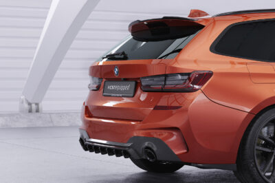 Diffuseur / Ajout de parechoc arrière pour BMW Série 3 G20 / G21 berline et break avec Pack M (2019-2022) - Fabriqué en ABS (6 finitions au choix)