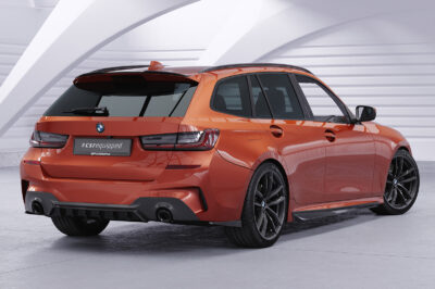 Diffuseur / Ajout de parechoc arrière pour BMW Série 3 G20 / G21 berline et break avec Pack M (2019-2022) - Fabriqué en ABS (6 finitions au choix)