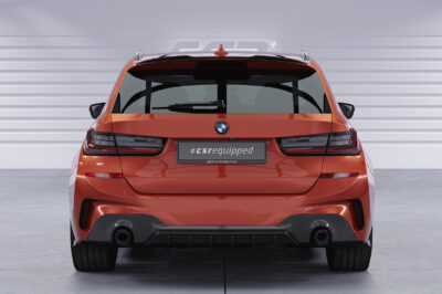 Diffuseur / Ajout de parechoc arrière pour BMW Série 3 G20 / G21 berline et break avec Pack M (2019-2022) - Fabriqué en ABS (6 finitions au choix)