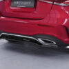 Diffuseur / Ajout de parechoc arrière pour Mercedes Benz Classe A (W177) AMG-Line (depuis 2018) - Fabriqué en ABS (6 finitions au choix)