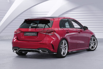 Diffuseur / Ajout de parechoc arrière pour Mercedes Benz Classe A (W177) AMG-Line (depuis 2018) - Fabriqué en ABS (6 finitions au choix)
