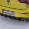 Diffuseur / Ajout de parechoc arrière pour VW Golf 8 (Typ CD) GTI (depuis 2020) - Fabriqué en ABS (6 finitions au choix)