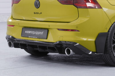 Diffuseur / Ajout de parechoc arrière pour VW Golf 8 (Typ CD) GTI (depuis 2020) - Fabriqué en ABS (6 finitions au choix)