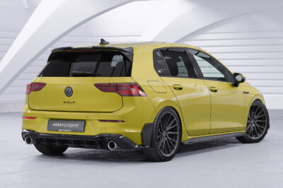 Diffuseur / Ajout de parechoc arrière pour VW Golf 8 (Typ CD) GTI (depuis 2020) - Fabriqué en ABS (6 finitions au choix)