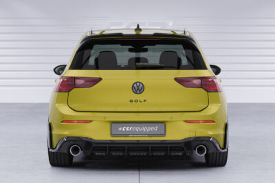 Diffuseur / Ajout de parechoc arrière pour VW Golf 8 (Typ CD) GTI (depuis 2020) - Fabriqué en ABS (6 finitions au choix)