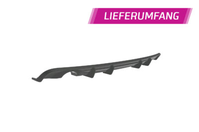 Diffuseur / Ajout de parechoc arrière pour BMW Série 3 F30 berline (facelift / facelift) (07/2015-06/2019) - Fabriqué en ABS (6 finitions au choix)